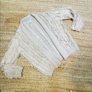 Shaggy slouchy sweater/duster